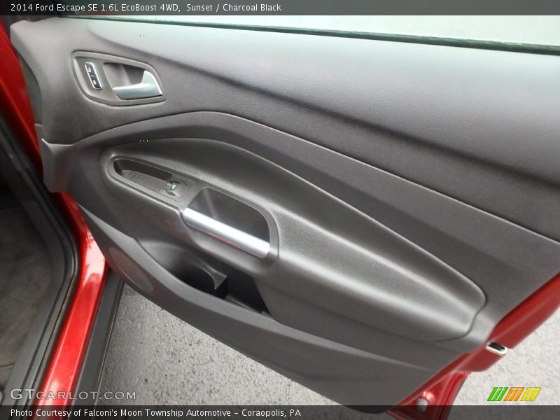 Sunset / Charcoal Black 2014 Ford Escape SE 1.6L EcoBoost 4WD
