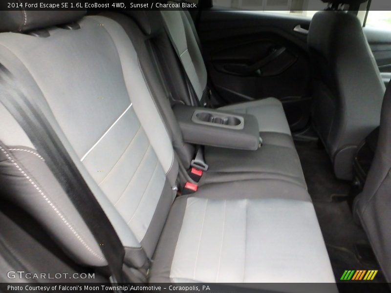 Sunset / Charcoal Black 2014 Ford Escape SE 1.6L EcoBoost 4WD