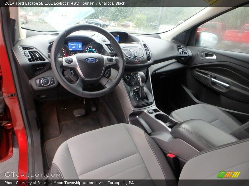 Sunset / Charcoal Black 2014 Ford Escape SE 1.6L EcoBoost 4WD