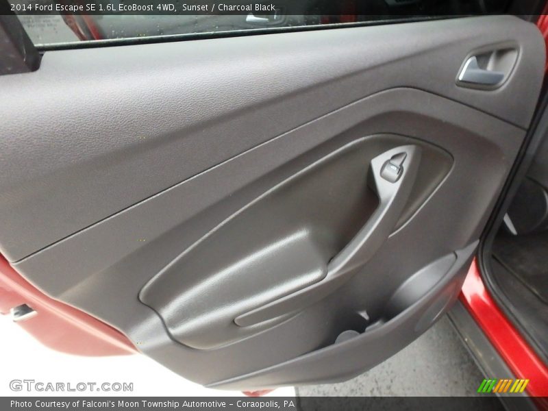 Sunset / Charcoal Black 2014 Ford Escape SE 1.6L EcoBoost 4WD