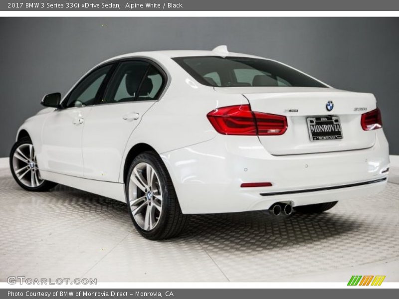 Alpine White / Black 2017 BMW 3 Series 330i xDrive Sedan