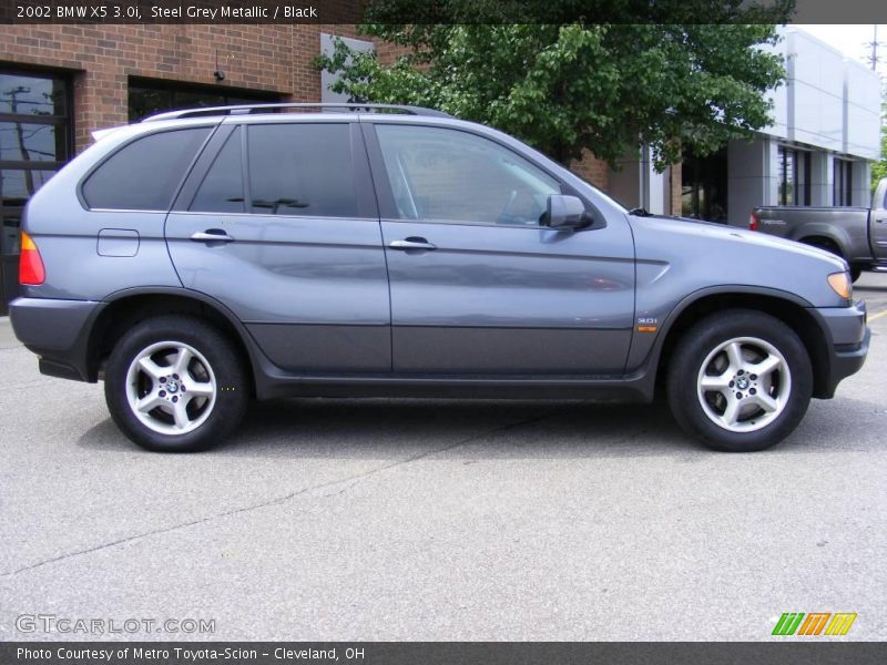 Steel Grey Metallic / Black 2002 BMW X5 3.0i