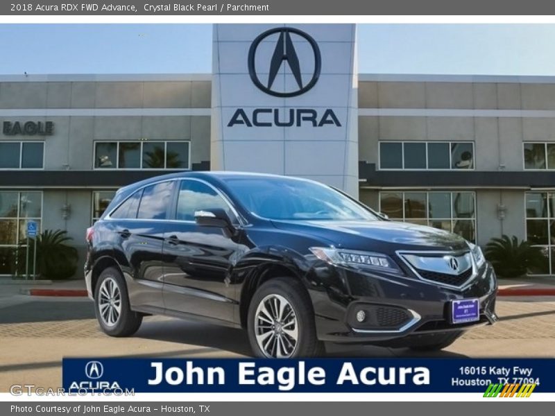 Crystal Black Pearl / Parchment 2018 Acura RDX FWD Advance