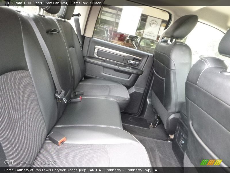 Flame Red / Black 2013 Ram 1500 Sport Crew Cab 4x4