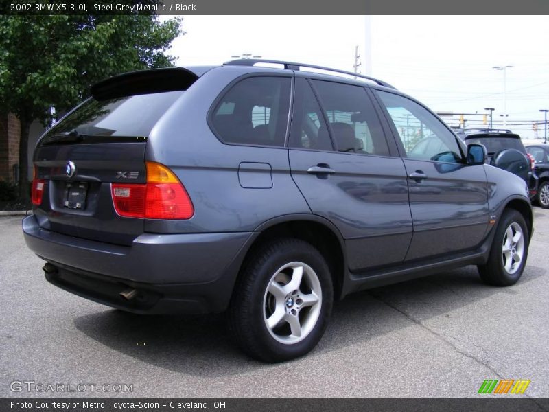 Steel Grey Metallic / Black 2002 BMW X5 3.0i