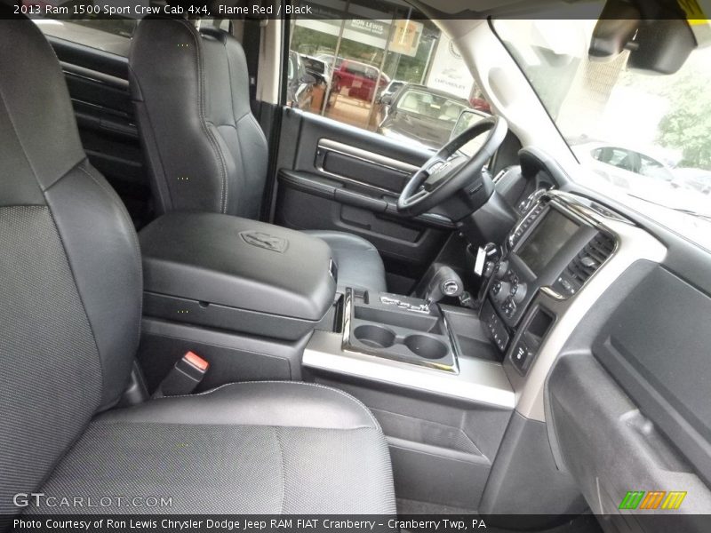 Flame Red / Black 2013 Ram 1500 Sport Crew Cab 4x4