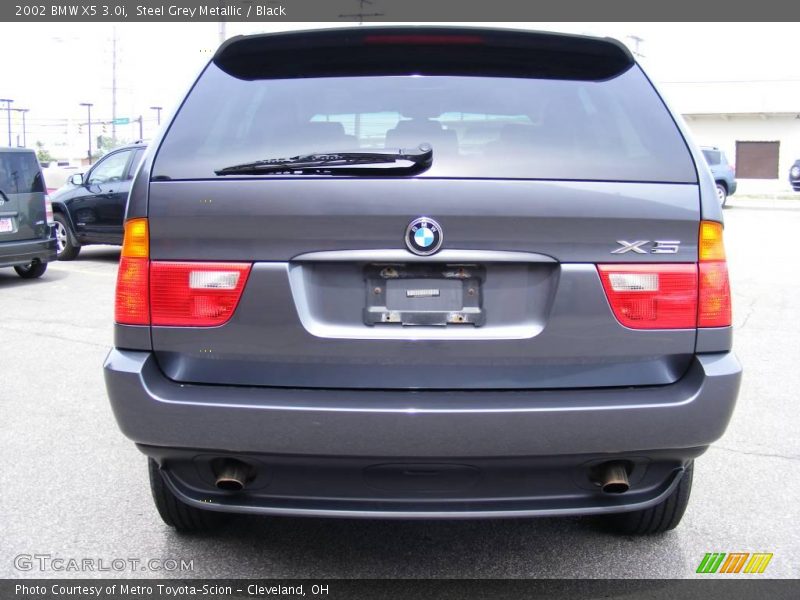 Steel Grey Metallic / Black 2002 BMW X5 3.0i