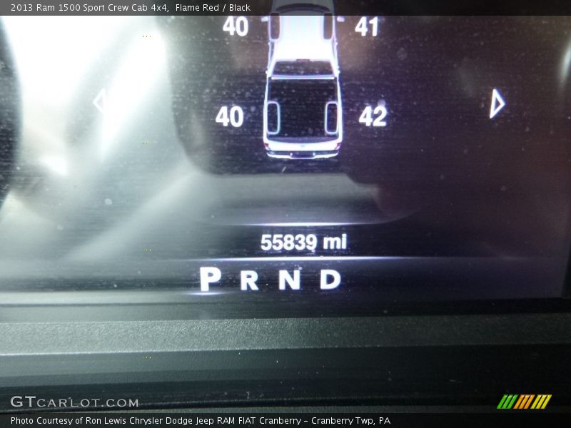 Flame Red / Black 2013 Ram 1500 Sport Crew Cab 4x4