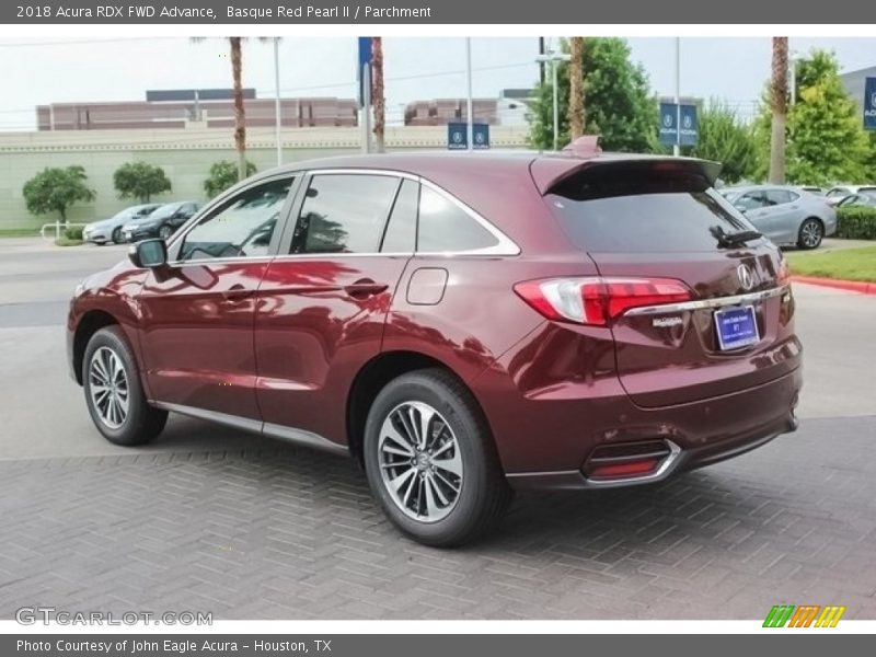 Basque Red Pearl II / Parchment 2018 Acura RDX FWD Advance