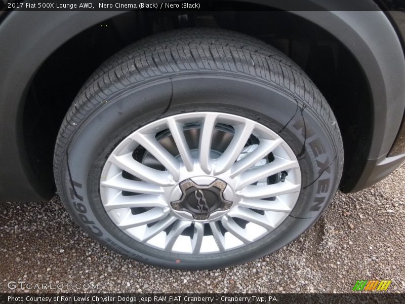 Nero Cinema (Black) / Nero (Black) 2017 Fiat 500X Lounge AWD