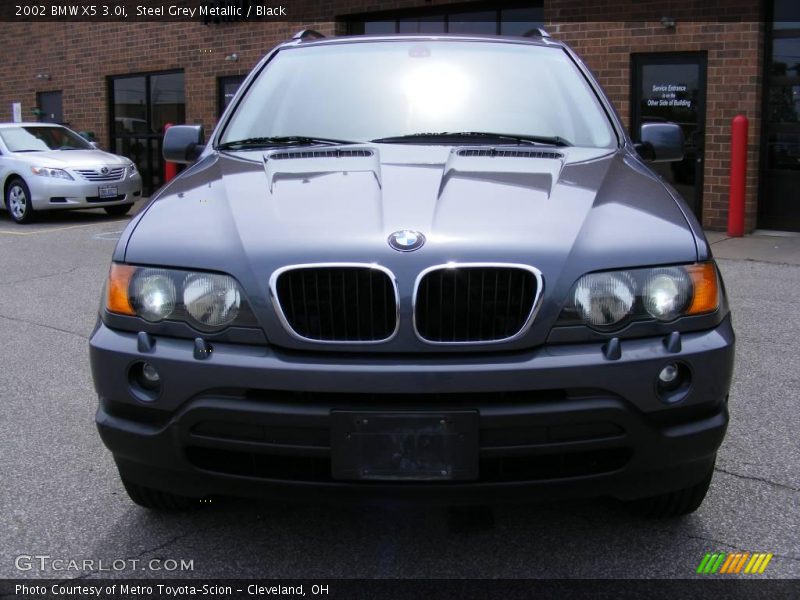 Steel Grey Metallic / Black 2002 BMW X5 3.0i