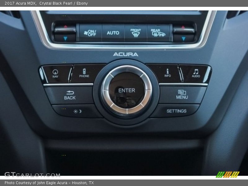 Controls of 2017 MDX 