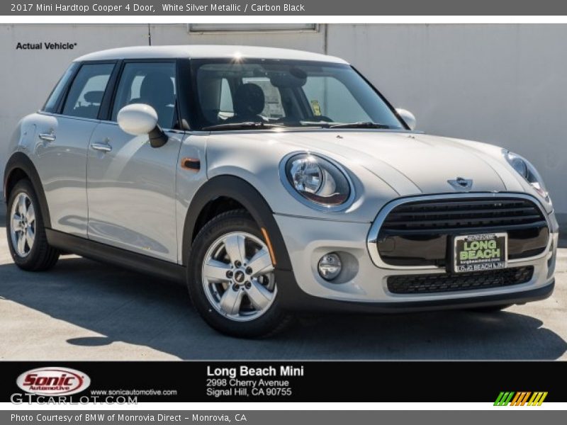 White Silver Metallic / Carbon Black 2017 Mini Hardtop Cooper 4 Door