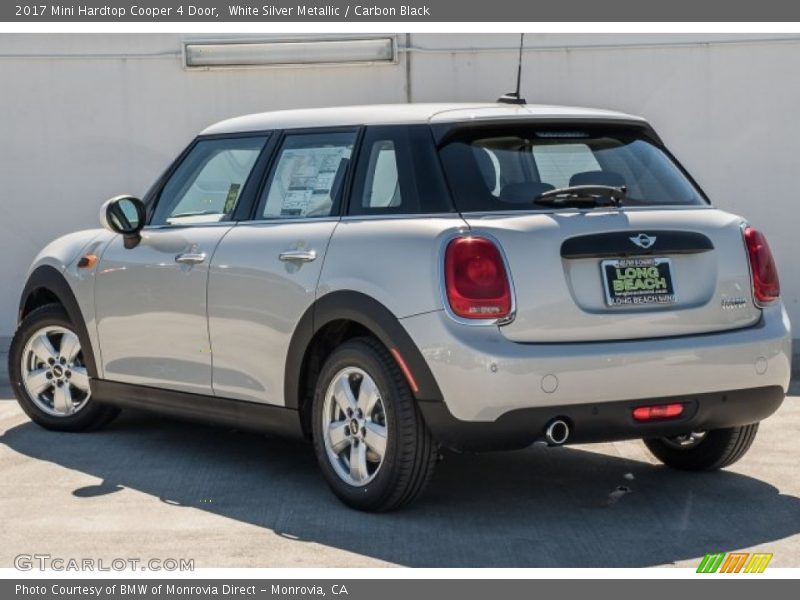 White Silver Metallic / Carbon Black 2017 Mini Hardtop Cooper 4 Door
