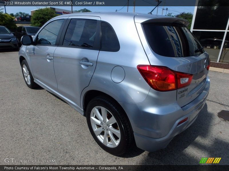 Cool Silver / Black 2012 Mitsubishi Outlander Sport SE 4WD