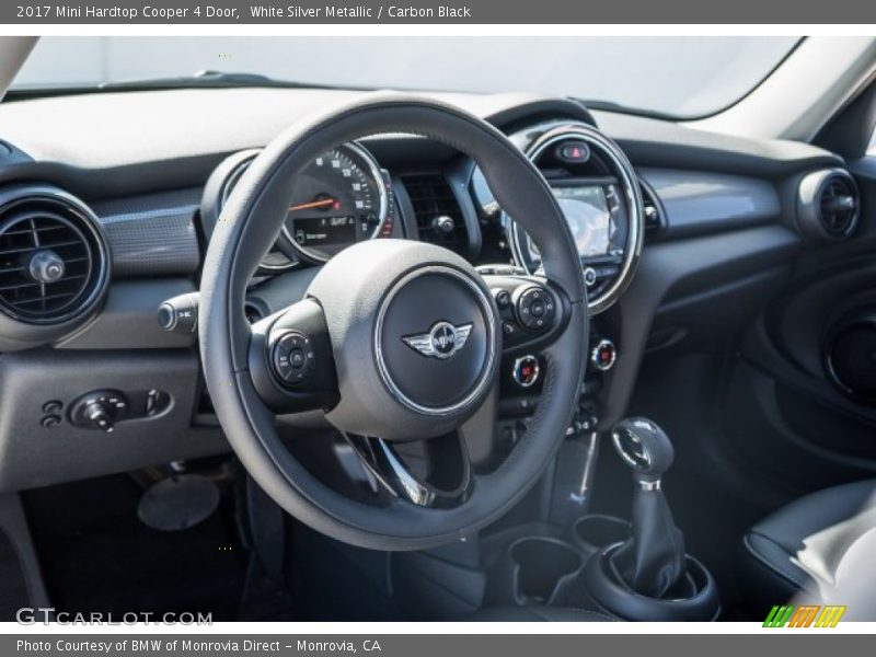 White Silver Metallic / Carbon Black 2017 Mini Hardtop Cooper 4 Door