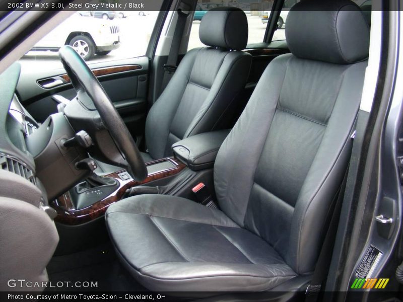 Steel Grey Metallic / Black 2002 BMW X5 3.0i