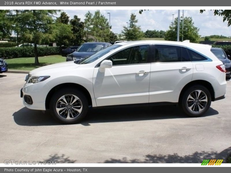 White Diamond Pearl / Parchment 2018 Acura RDX FWD Advance