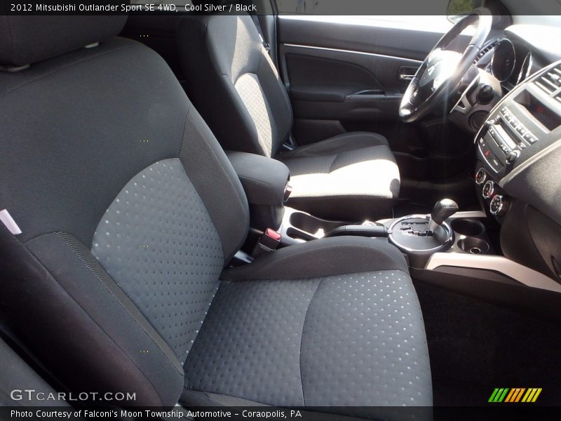 Cool Silver / Black 2012 Mitsubishi Outlander Sport SE 4WD