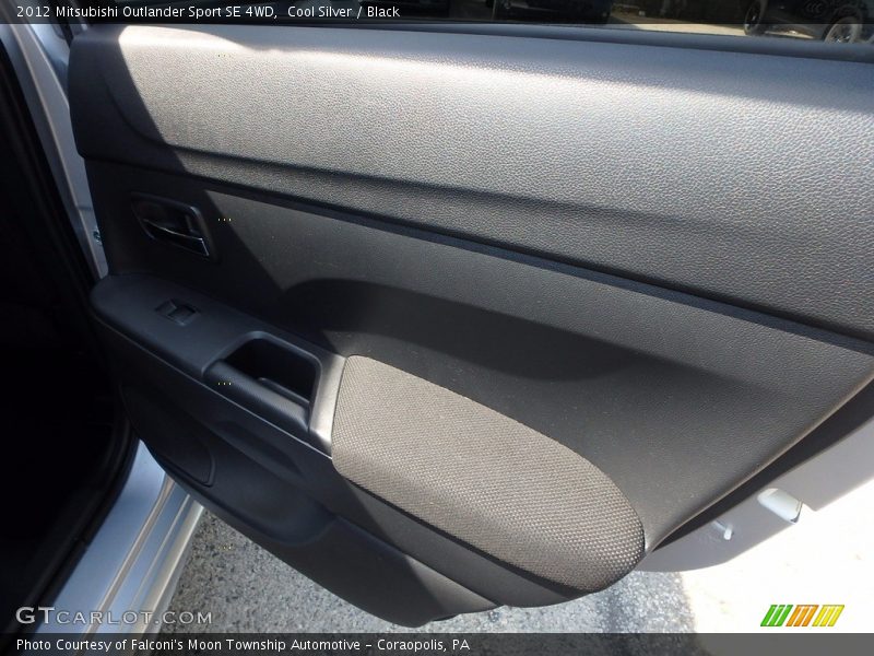 Cool Silver / Black 2012 Mitsubishi Outlander Sport SE 4WD