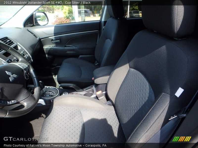 Cool Silver / Black 2012 Mitsubishi Outlander Sport SE 4WD