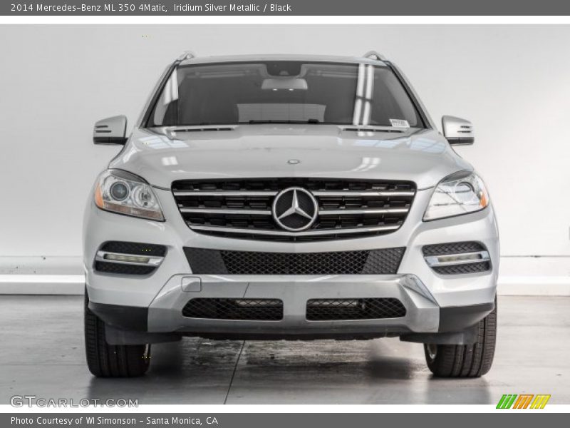 Iridium Silver Metallic / Black 2014 Mercedes-Benz ML 350 4Matic
