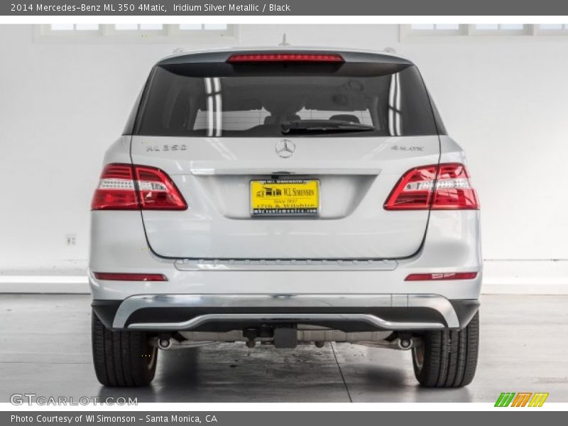 Iridium Silver Metallic / Black 2014 Mercedes-Benz ML 350 4Matic