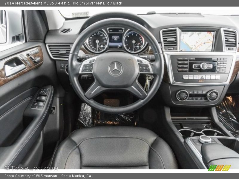 Iridium Silver Metallic / Black 2014 Mercedes-Benz ML 350 4Matic