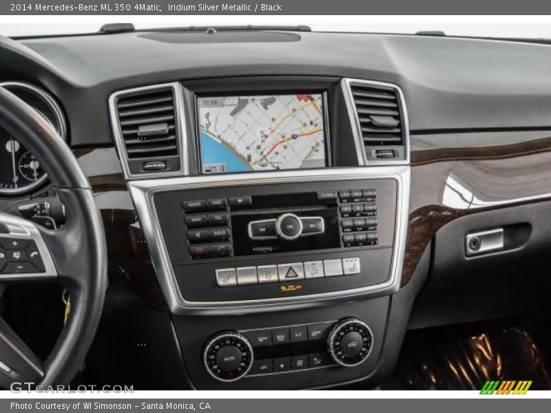 Iridium Silver Metallic / Black 2014 Mercedes-Benz ML 350 4Matic
