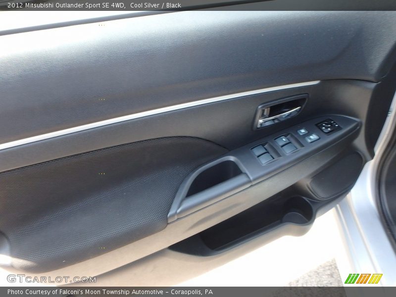 Cool Silver / Black 2012 Mitsubishi Outlander Sport SE 4WD