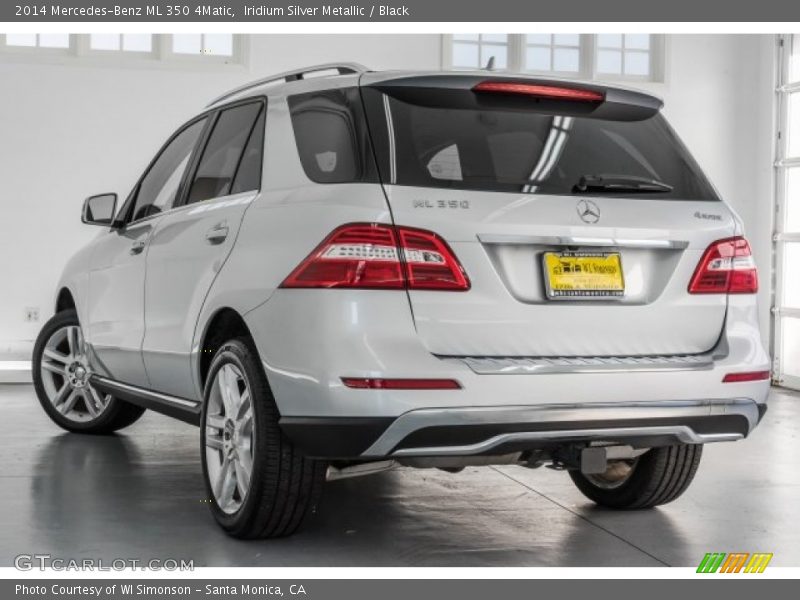 Iridium Silver Metallic / Black 2014 Mercedes-Benz ML 350 4Matic