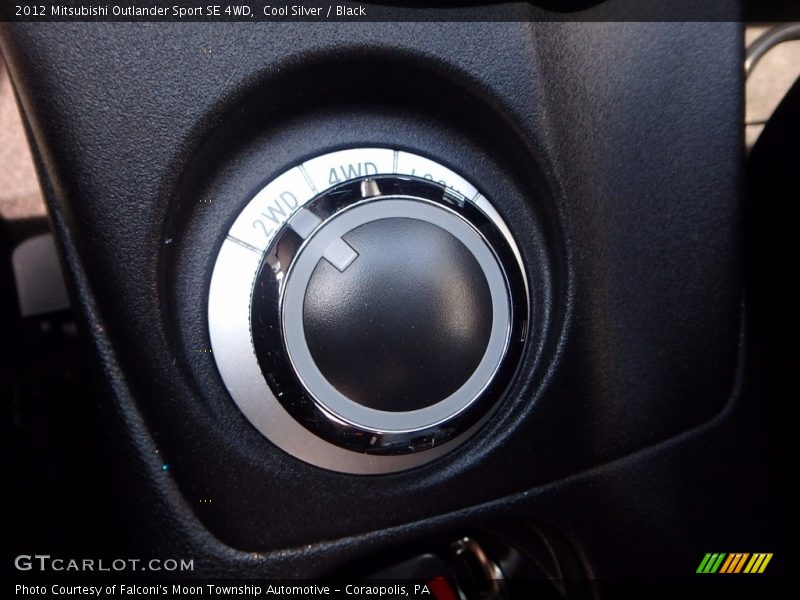 Cool Silver / Black 2012 Mitsubishi Outlander Sport SE 4WD