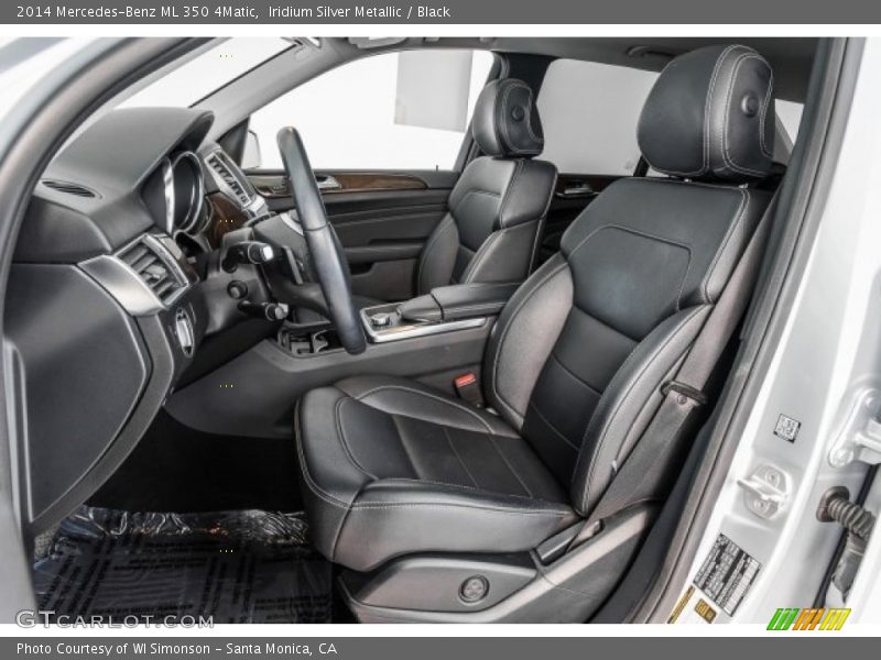 Iridium Silver Metallic / Black 2014 Mercedes-Benz ML 350 4Matic