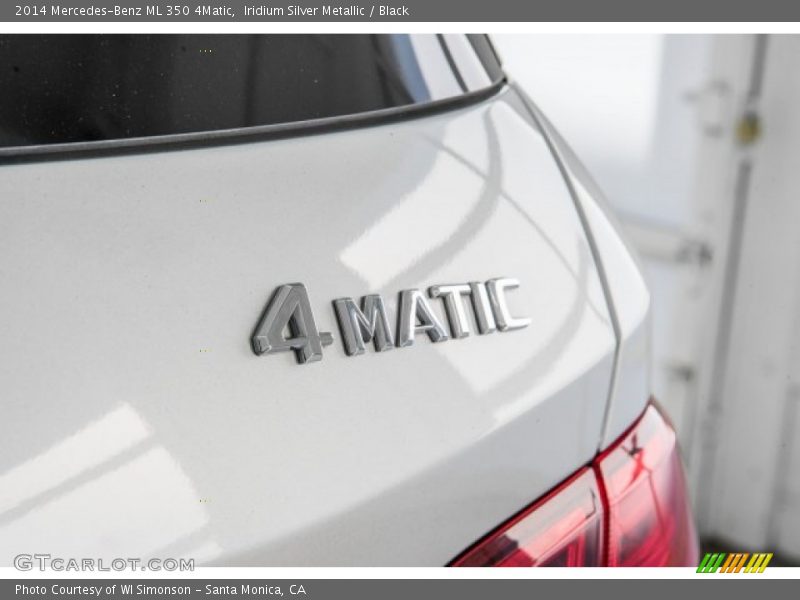 Iridium Silver Metallic / Black 2014 Mercedes-Benz ML 350 4Matic