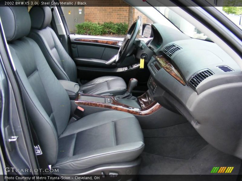 Steel Grey Metallic / Black 2002 BMW X5 3.0i
