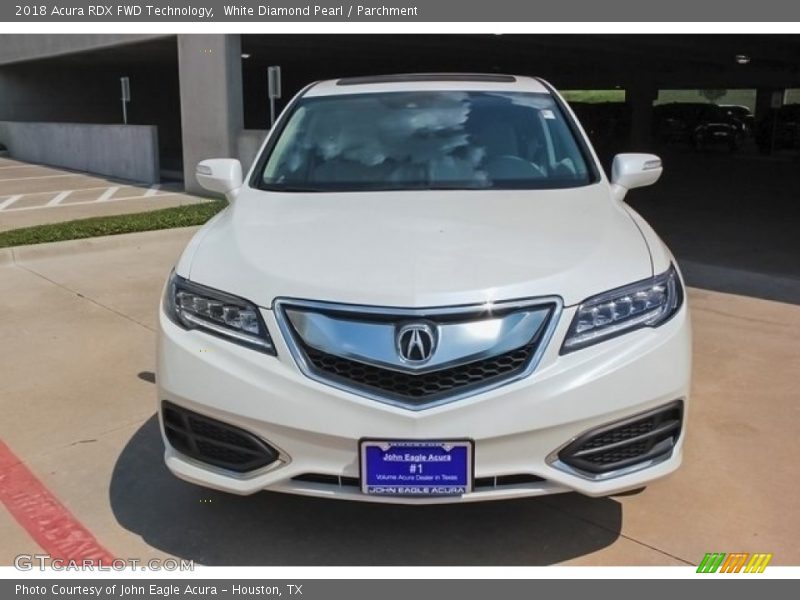 White Diamond Pearl / Parchment 2018 Acura RDX FWD Technology
