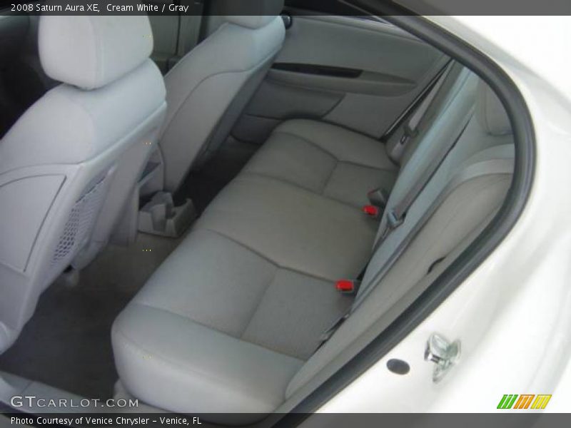 Cream White / Gray 2008 Saturn Aura XE