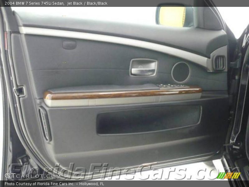 Jet Black / Black/Black 2004 BMW 7 Series 745Li Sedan