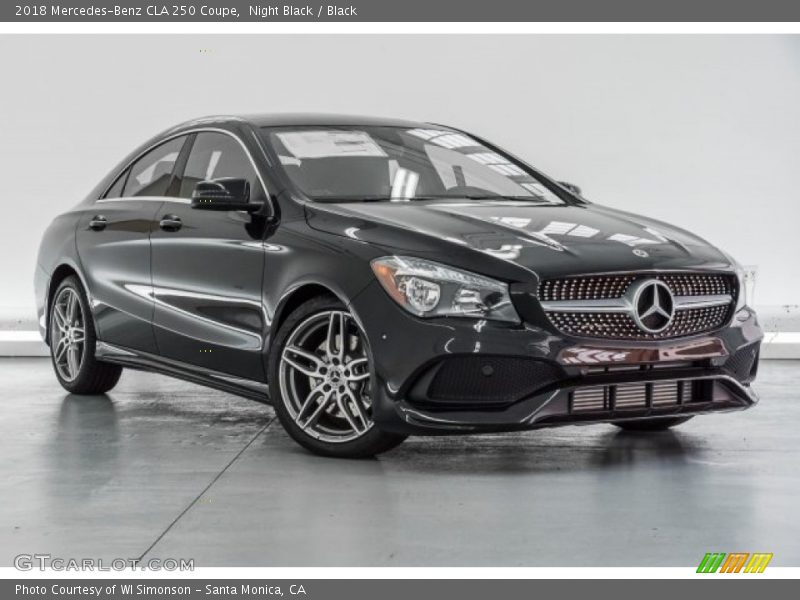 Night Black / Black 2018 Mercedes-Benz CLA 250 Coupe
