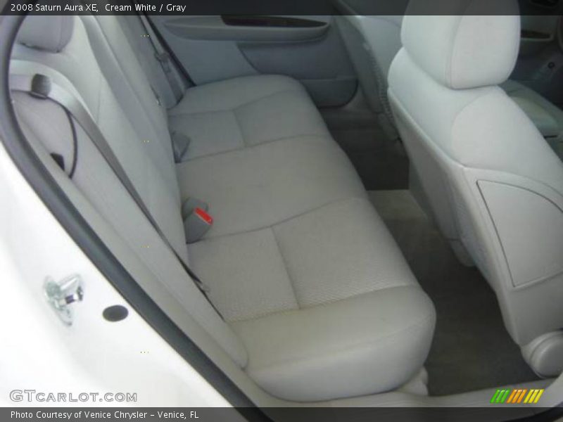 Cream White / Gray 2008 Saturn Aura XE
