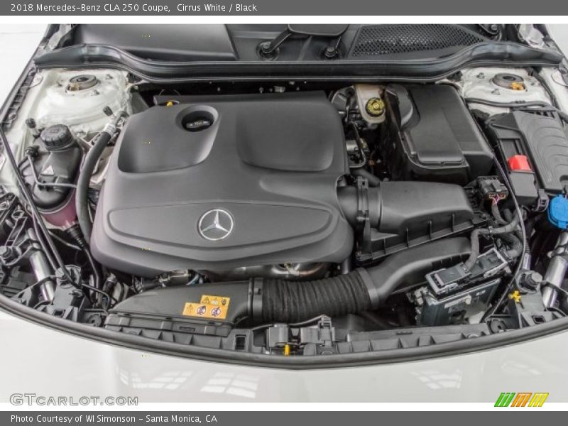Cirrus White / Black 2018 Mercedes-Benz CLA 250 Coupe