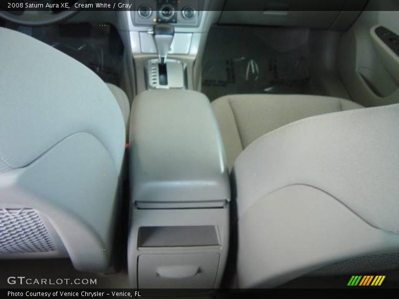 Cream White / Gray 2008 Saturn Aura XE