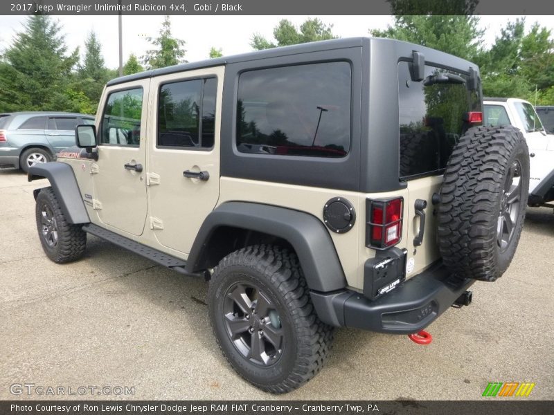 Gobi / Black 2017 Jeep Wrangler Unlimited Rubicon 4x4