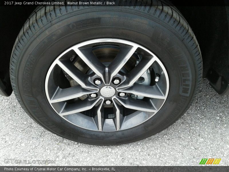 Walnut Brown Metallic / Black 2017 Jeep Grand Cherokee Limited