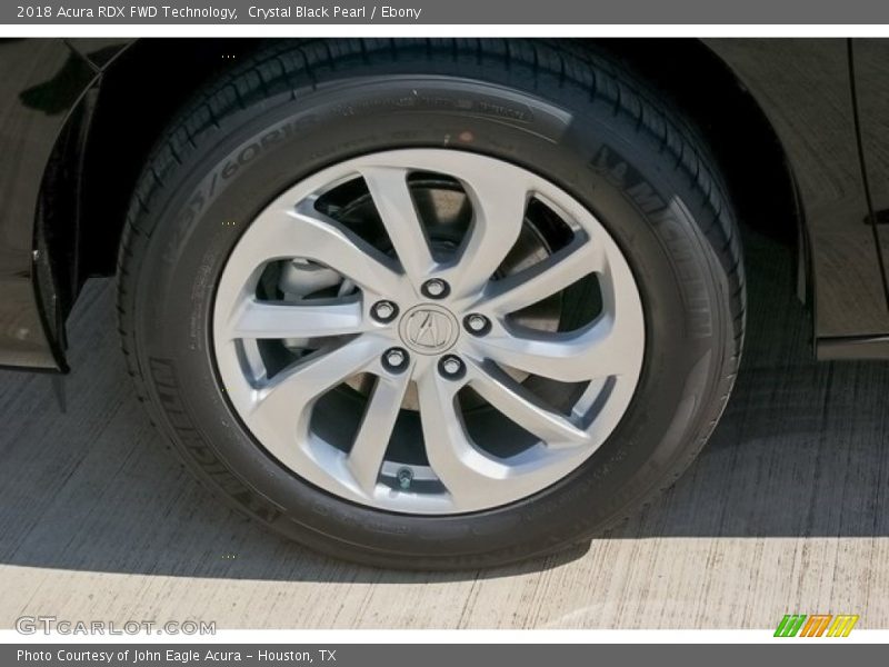 Crystal Black Pearl / Ebony 2018 Acura RDX FWD Technology