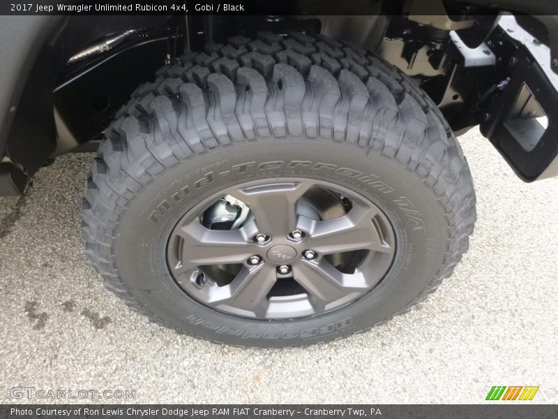 Gobi / Black 2017 Jeep Wrangler Unlimited Rubicon 4x4