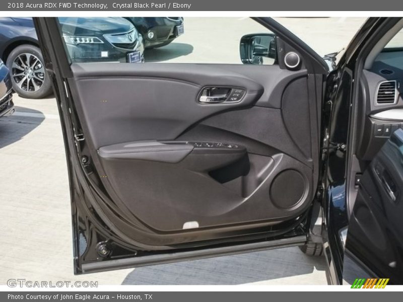 Crystal Black Pearl / Ebony 2018 Acura RDX FWD Technology