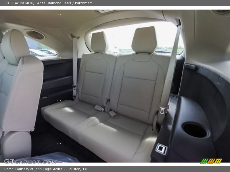 Rear Seat of 2017 MDX 