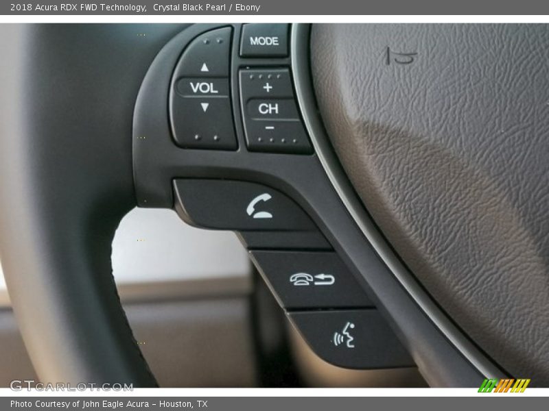 Crystal Black Pearl / Ebony 2018 Acura RDX FWD Technology