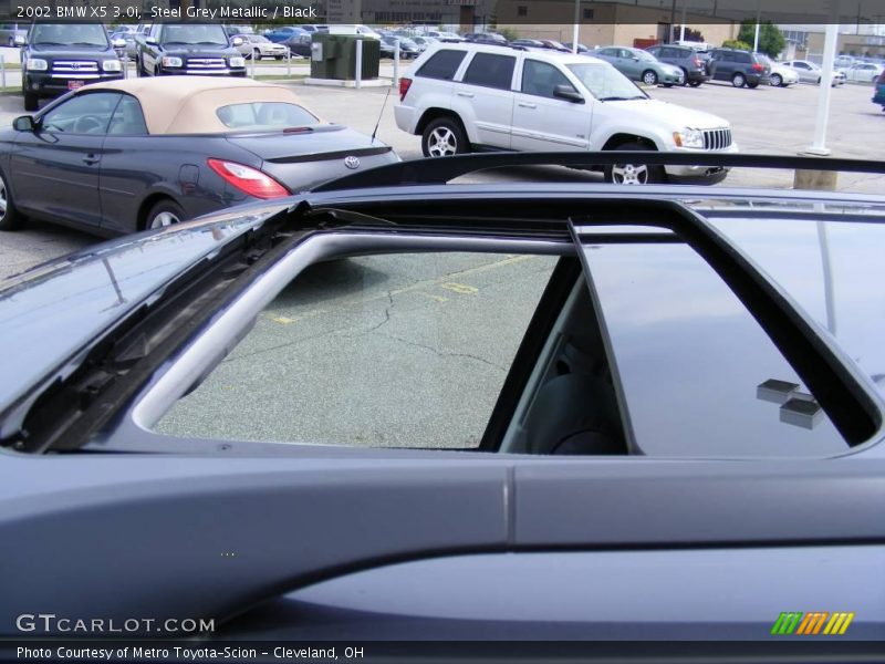 Steel Grey Metallic / Black 2002 BMW X5 3.0i
